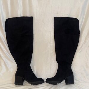 Black Over-the-Knee Women's Boots